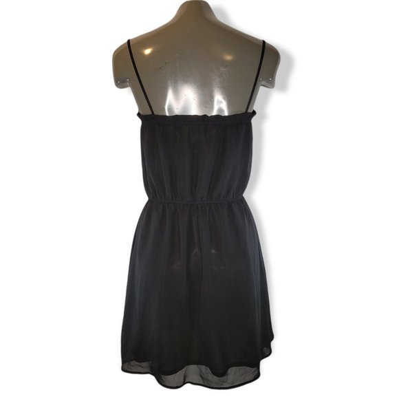 Divided by H&M Women's Black Sleeveless Fit and Flare Mini Dress - Size US 8 EUR - Picture 2 of 4